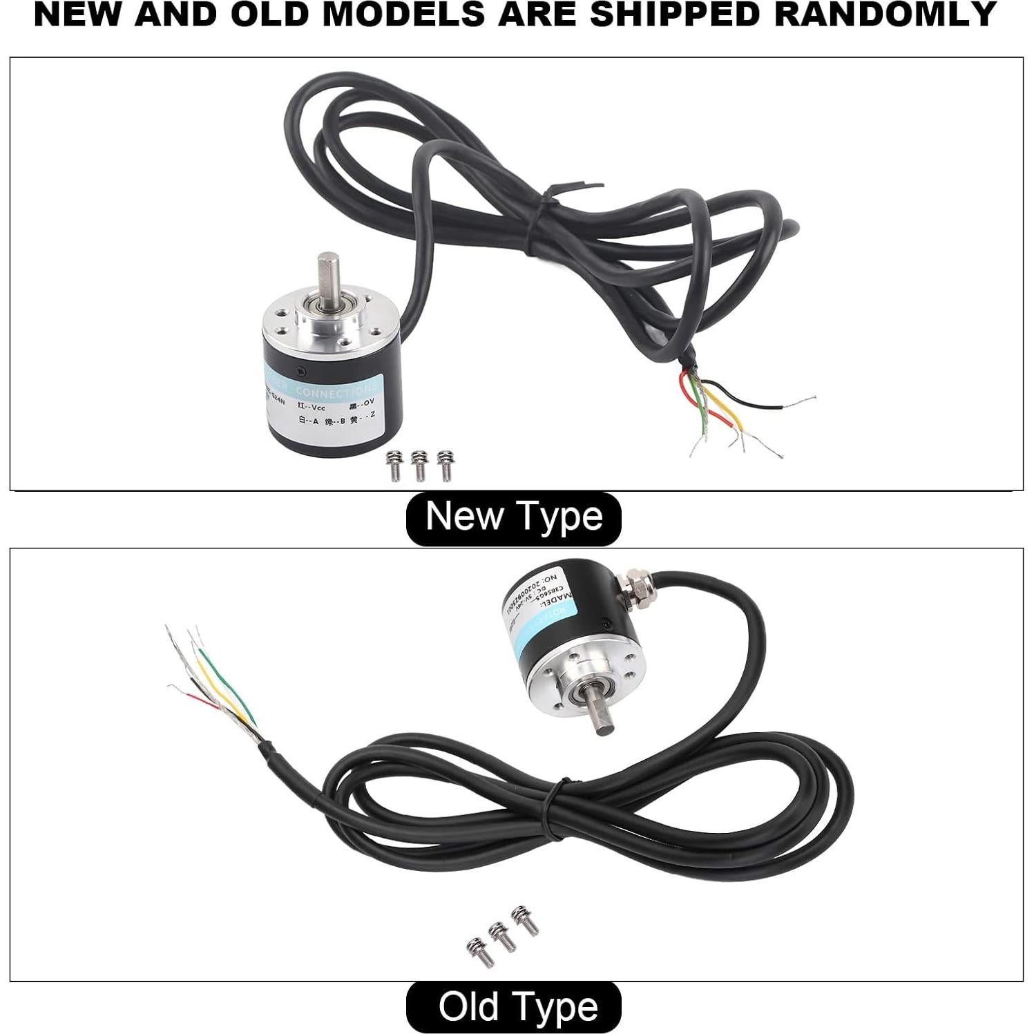 Codificador Rotativo Incremental Hilitand 1000Z 5-24V DC Eje Sólido