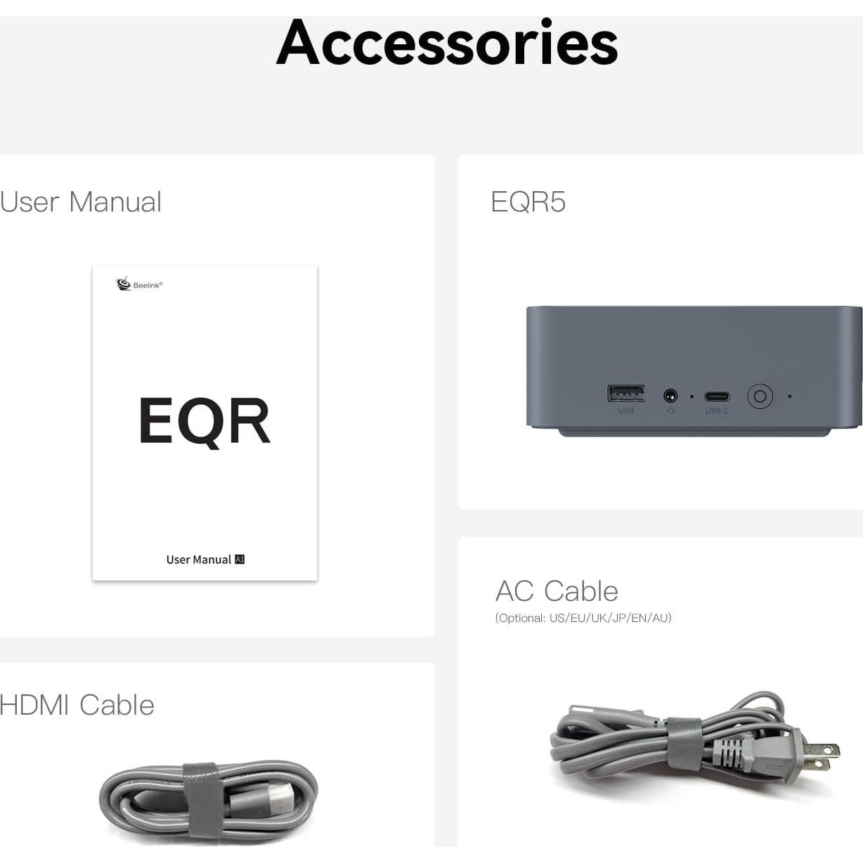 Mini PC Beelink EQR5 Ryzen 7 5825U 32GB RAM 500GB SSD