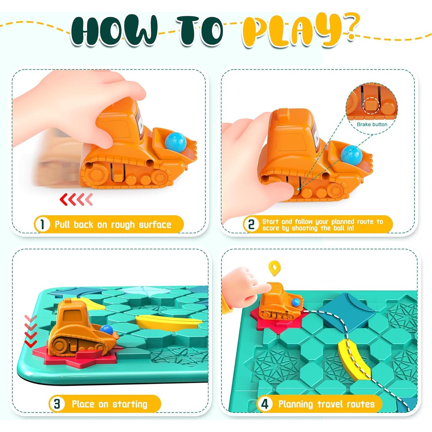 Juego de Mesa STEM JIN QI Constructor Lógico 118 Desafíos