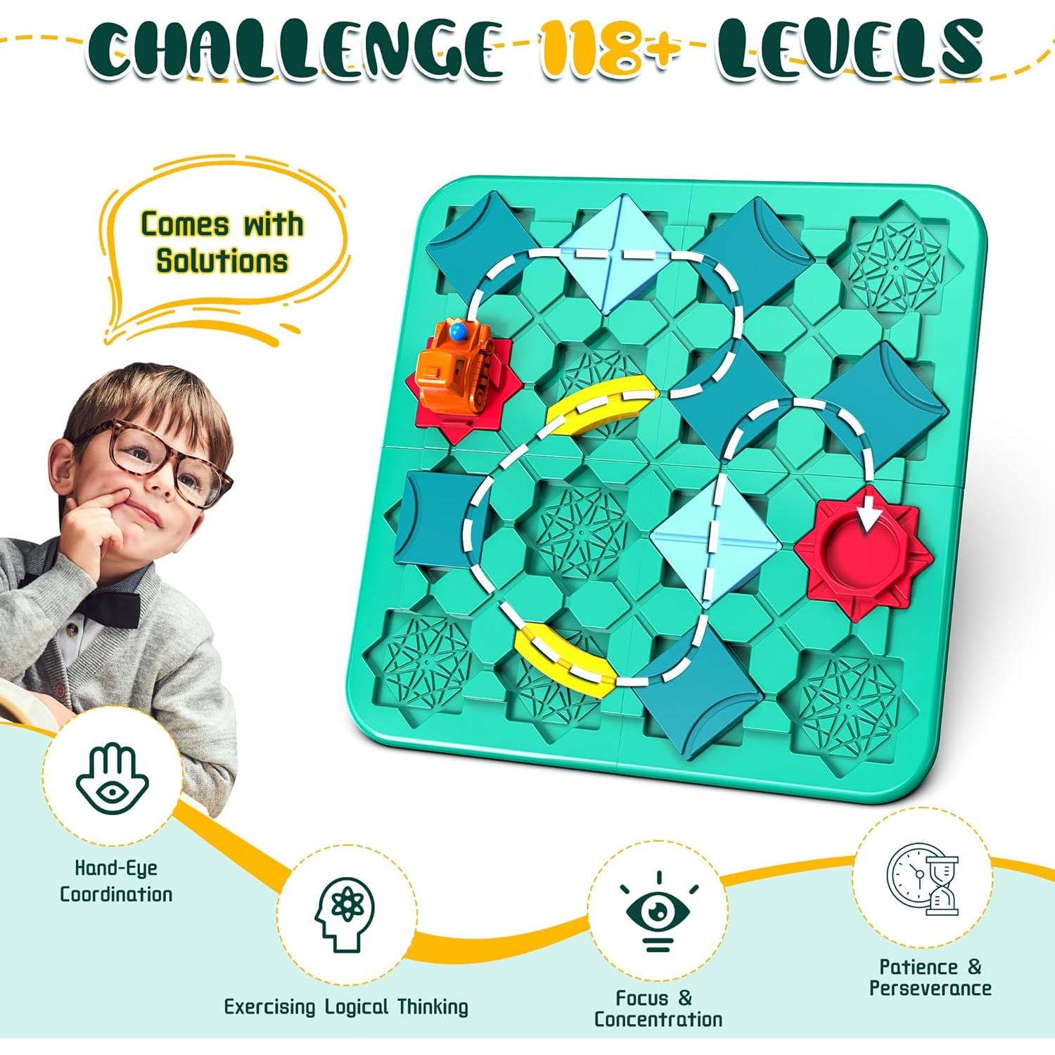 Juego de Mesa STEM JIN QI Constructor Lógico 118 Desafíos