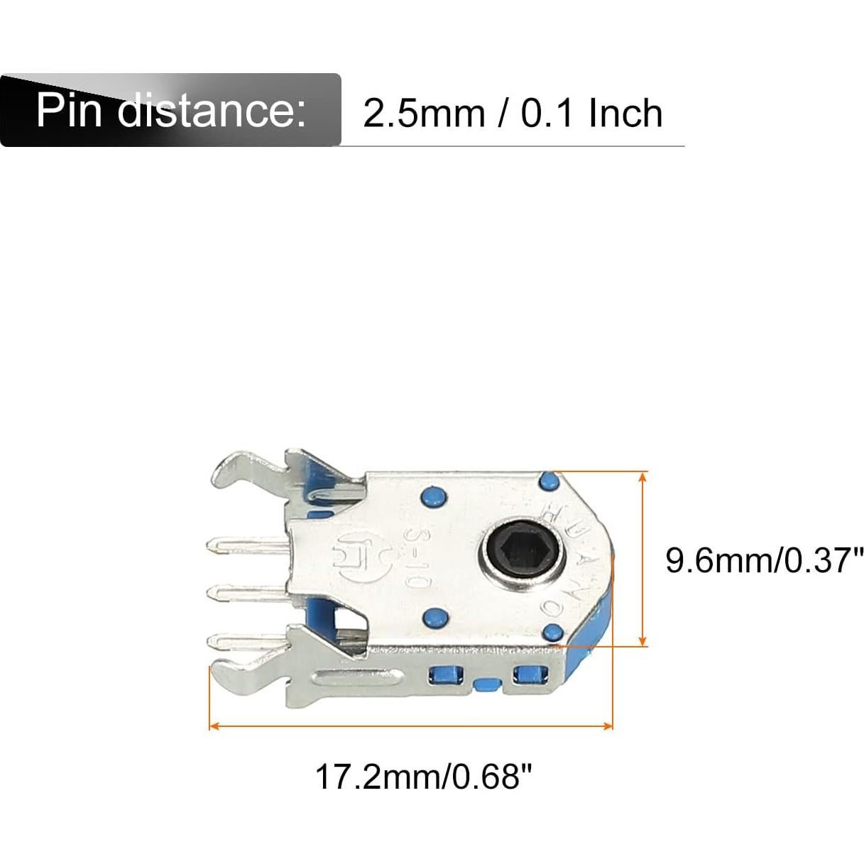 Codificador de Rueda de Ratón MECCANIXITY 10mm 15 Pcs