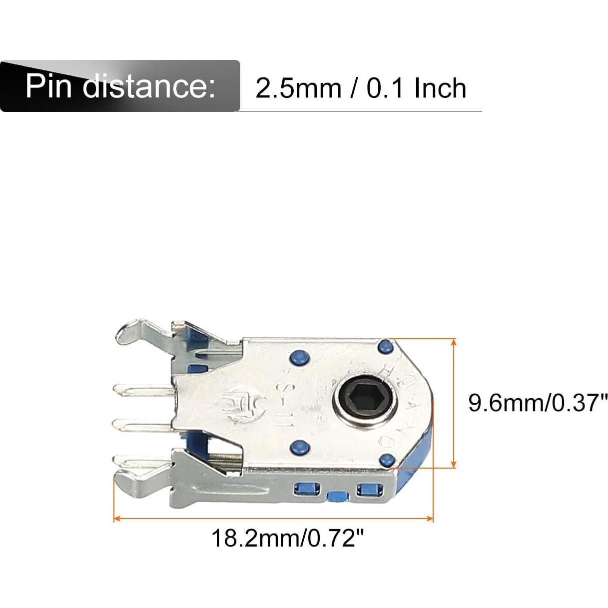 Codificador de Rueda de Ratón MECCANIXITY 11mm 5 Pcs