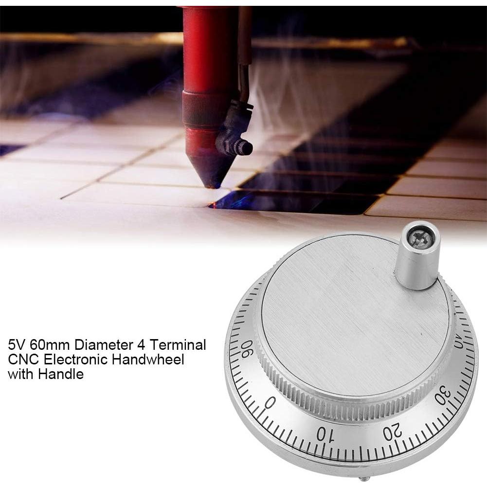 Volante Electrónico CNC Walfront 60mm 4 Terminales 5V