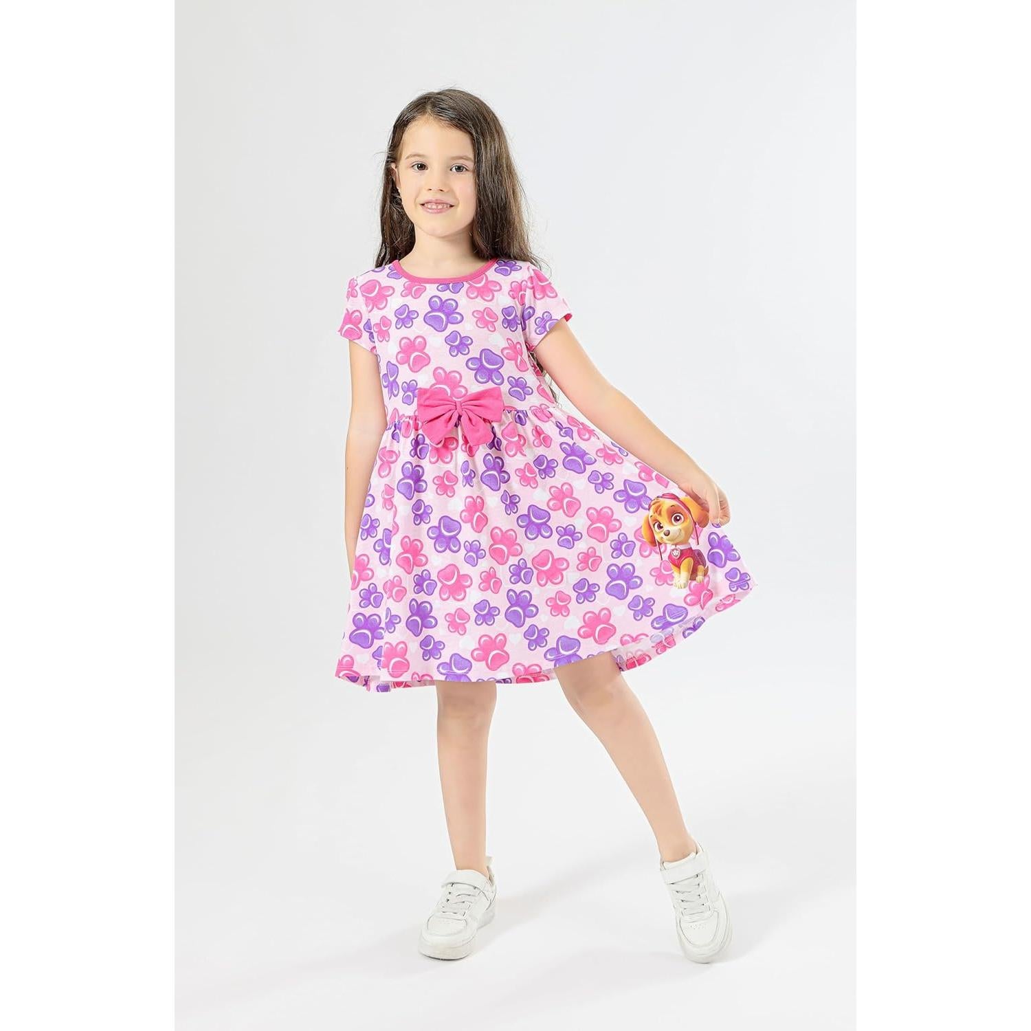 Vestidos para Niñas Paw Patrol Nickelodeon Paquete 2