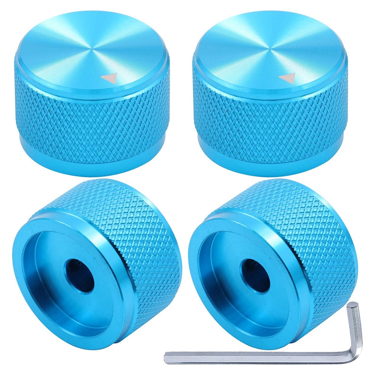 Perillas de Control de Aluminio Azul DKARDU 4PCS 20x15.5mm