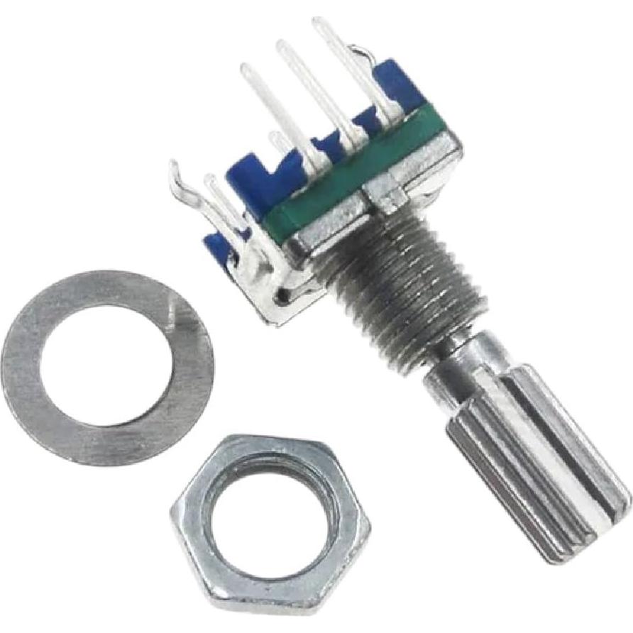 5 Piezas Codificador Rotativo EC11 20mm KOLEWDEMIDE Electrónico