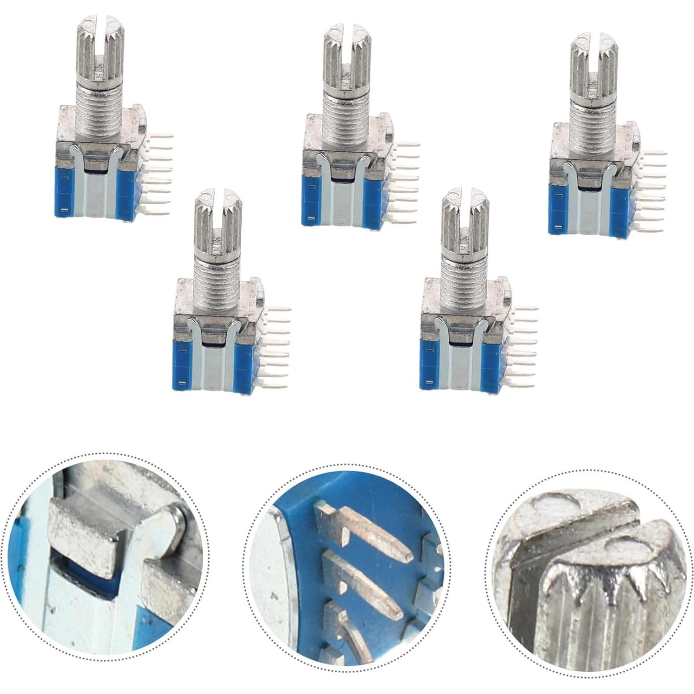 5 Interruptores Rotativos de Precisión PRETYZOOM Compactos