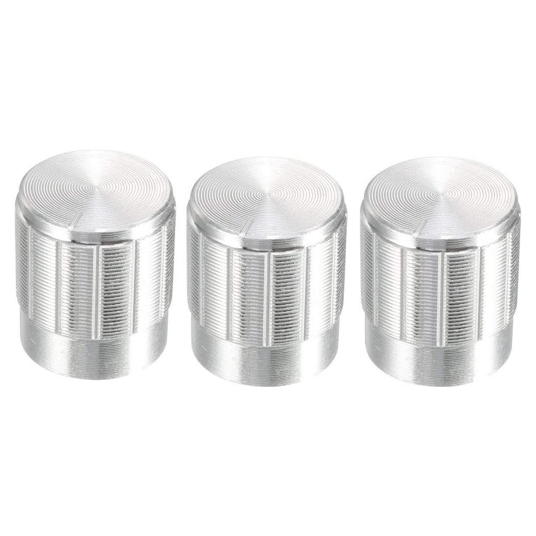 Perilla Rotativa uxcell 16x14mm Aluminio para Eje 6mm