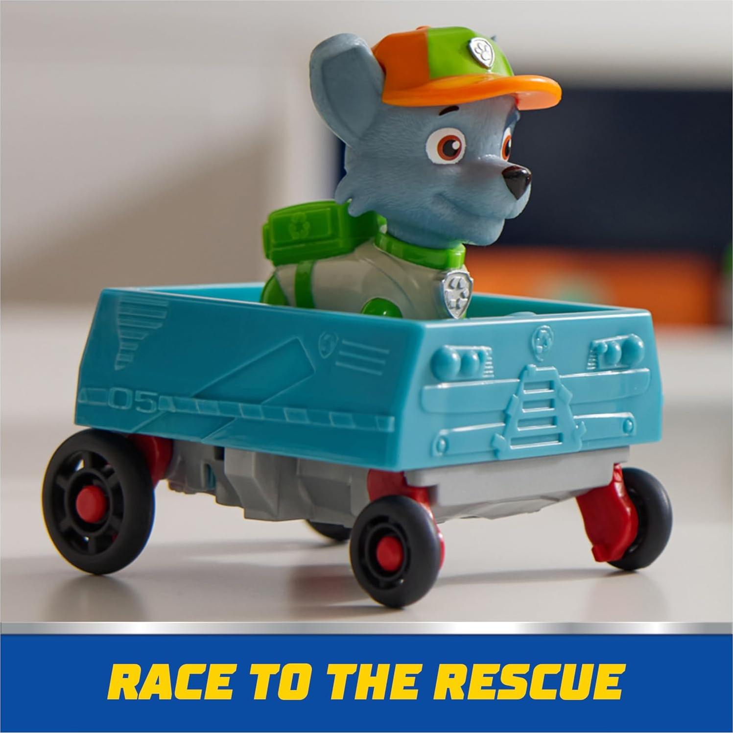 Camión de Reciclaje PAW Patrol Rocky con Mini Vehículo