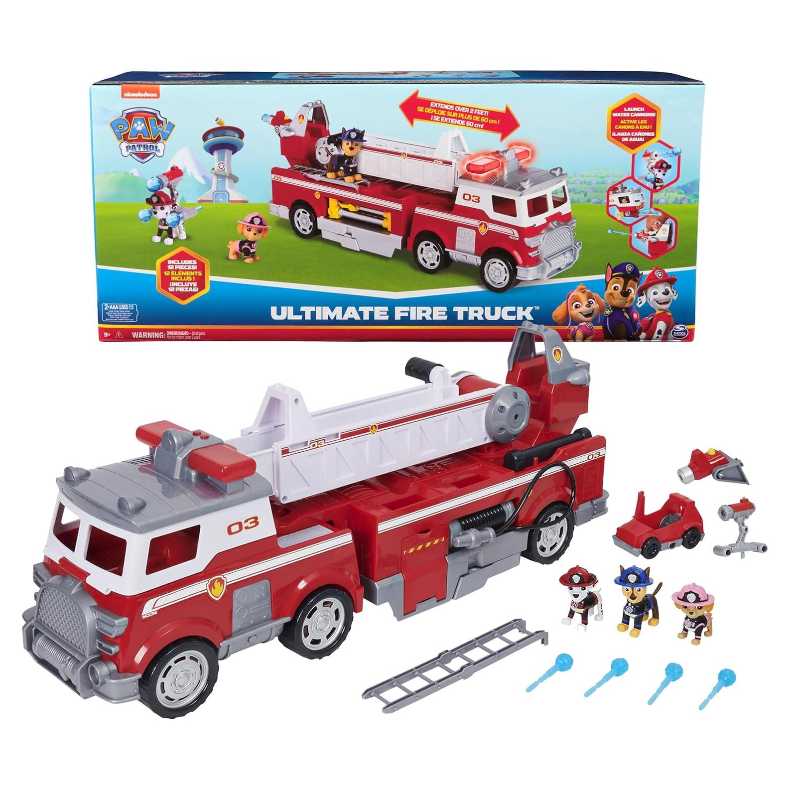 Camión de Bomberos PAW Patrol Ultimate Rescue con Escalera