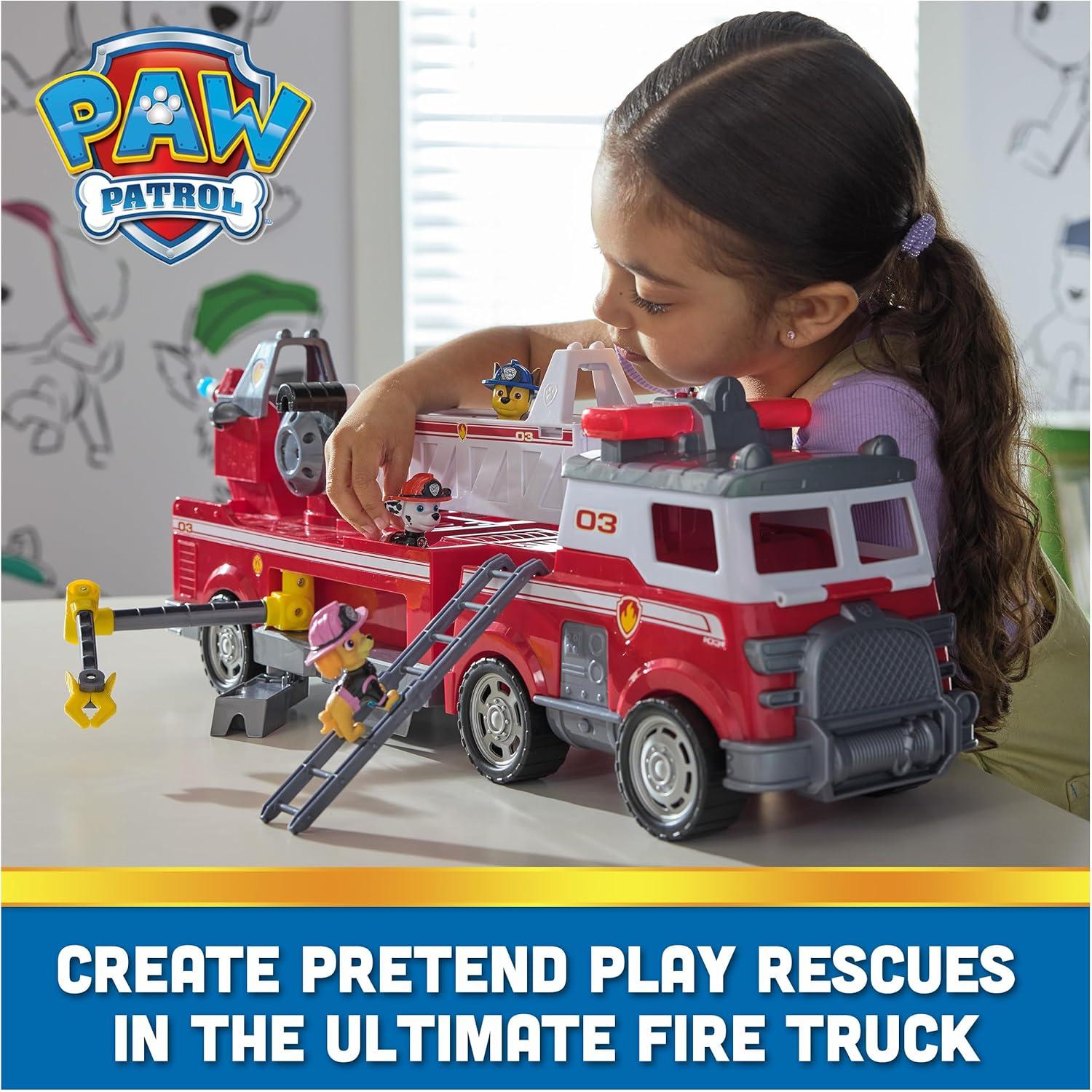 Camión de Bomberos PAW Patrol Ultimate Rescue con Escalera