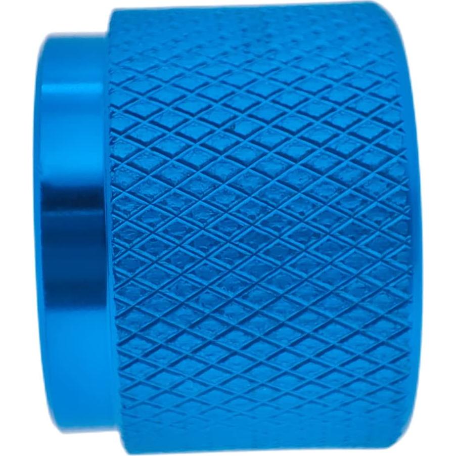 Paquete de 2 Perillas de Aluminio Szliyands Azul 20 mm