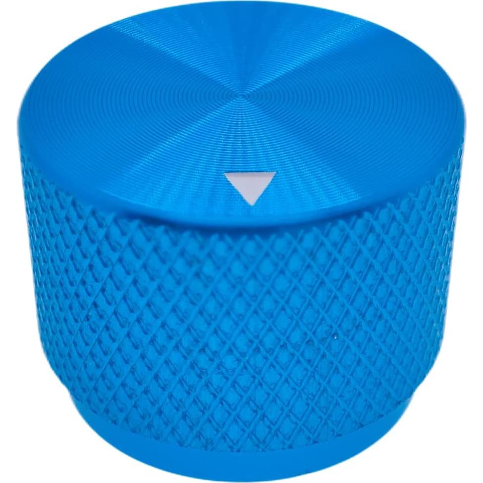 Paquete de 2 Perillas de Aluminio Szliyands Azul 20 mm