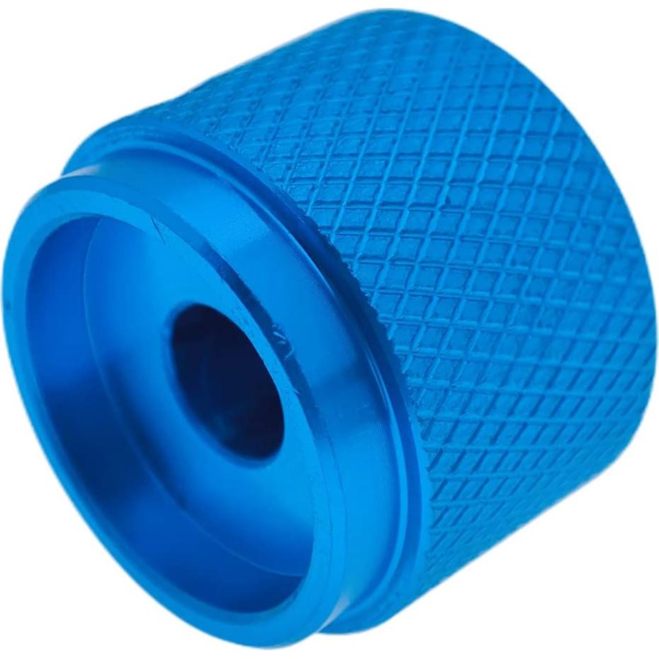 Paquete de 2 Perillas de Aluminio Szliyands Azul 20 mm
