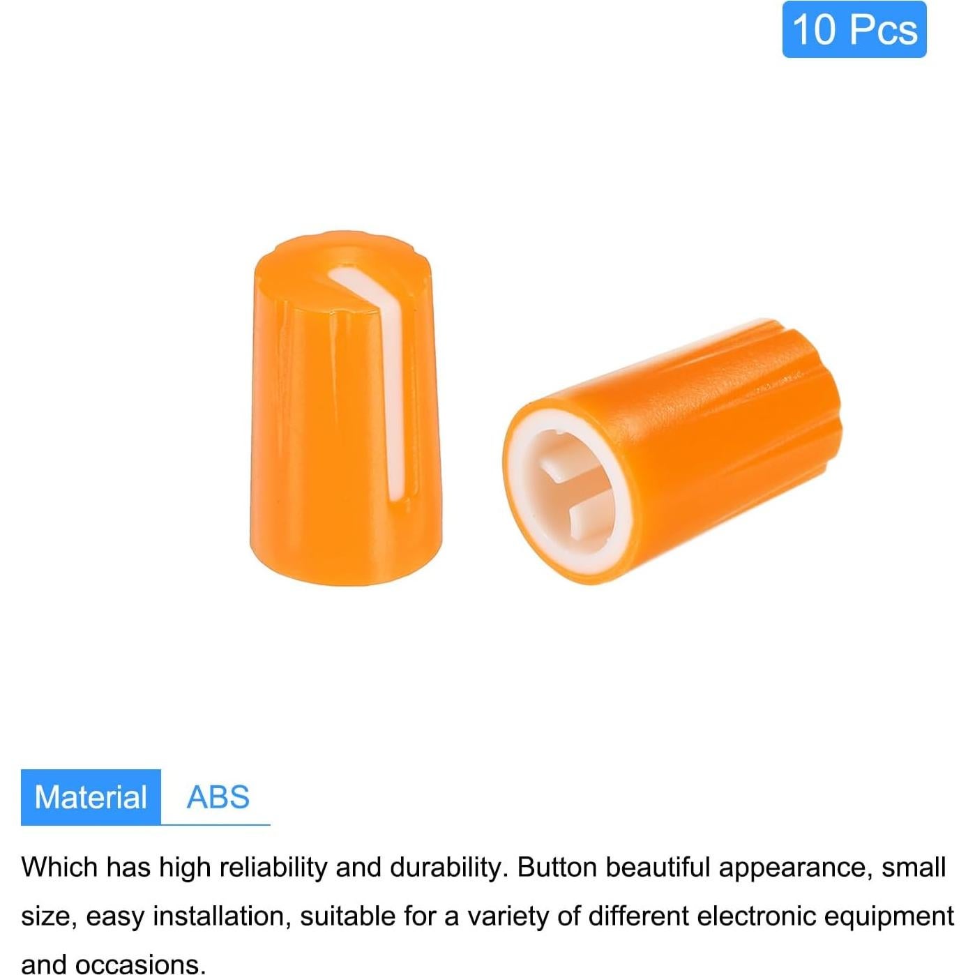 Perilla de Control de Potenciómetro MECCANIXITY 10PCS ABS 6mm