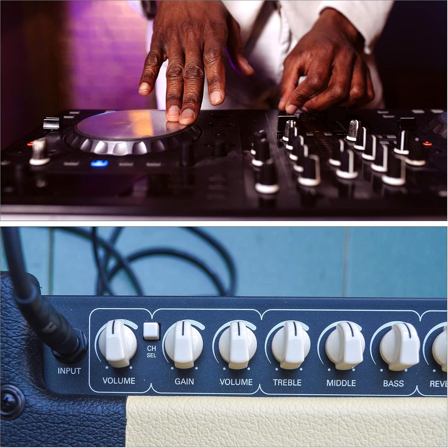 Perilla de Control de Potenciómetro MECCANIXITY 10PCS ABS 6mm