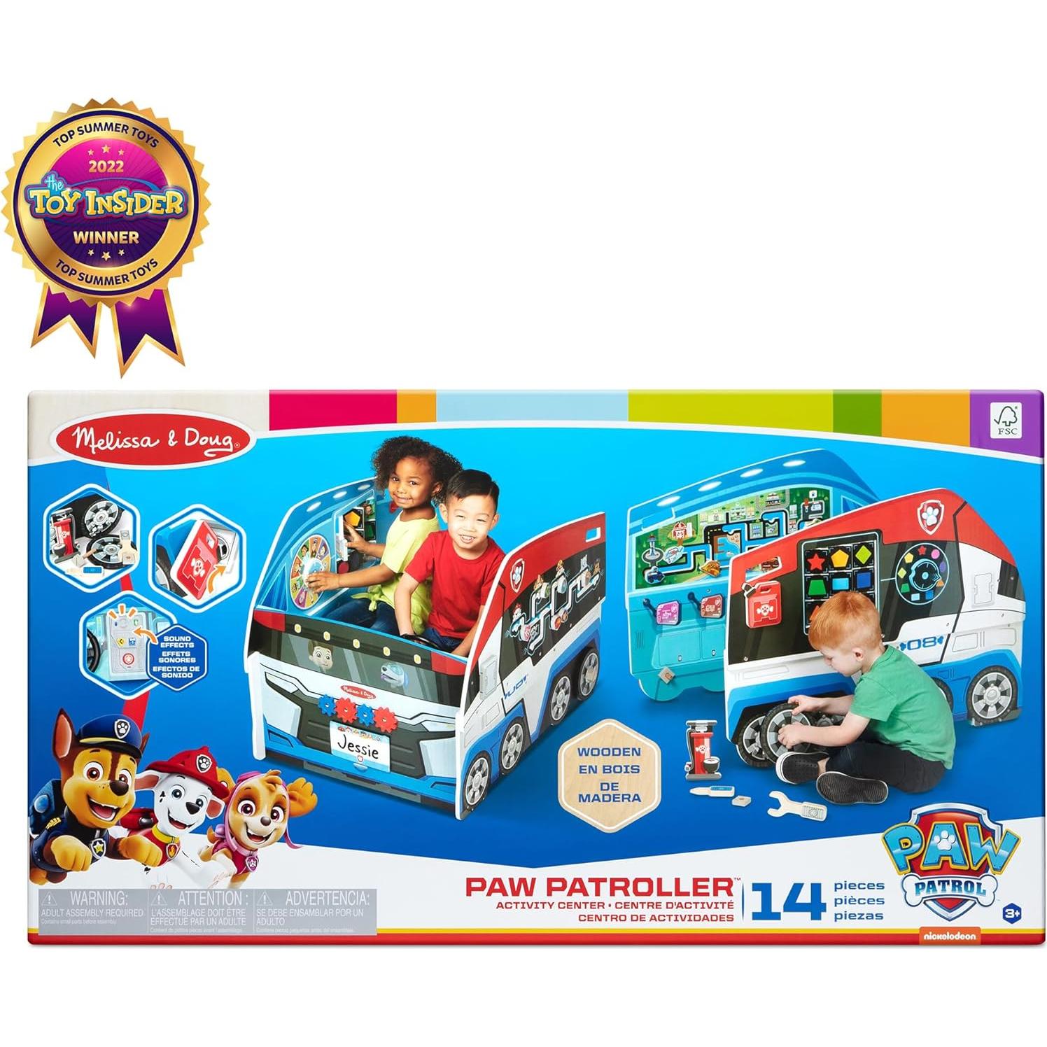 Centro de Actividades de Madera PAW Patrol Melissa & Doug 66x66x90cm