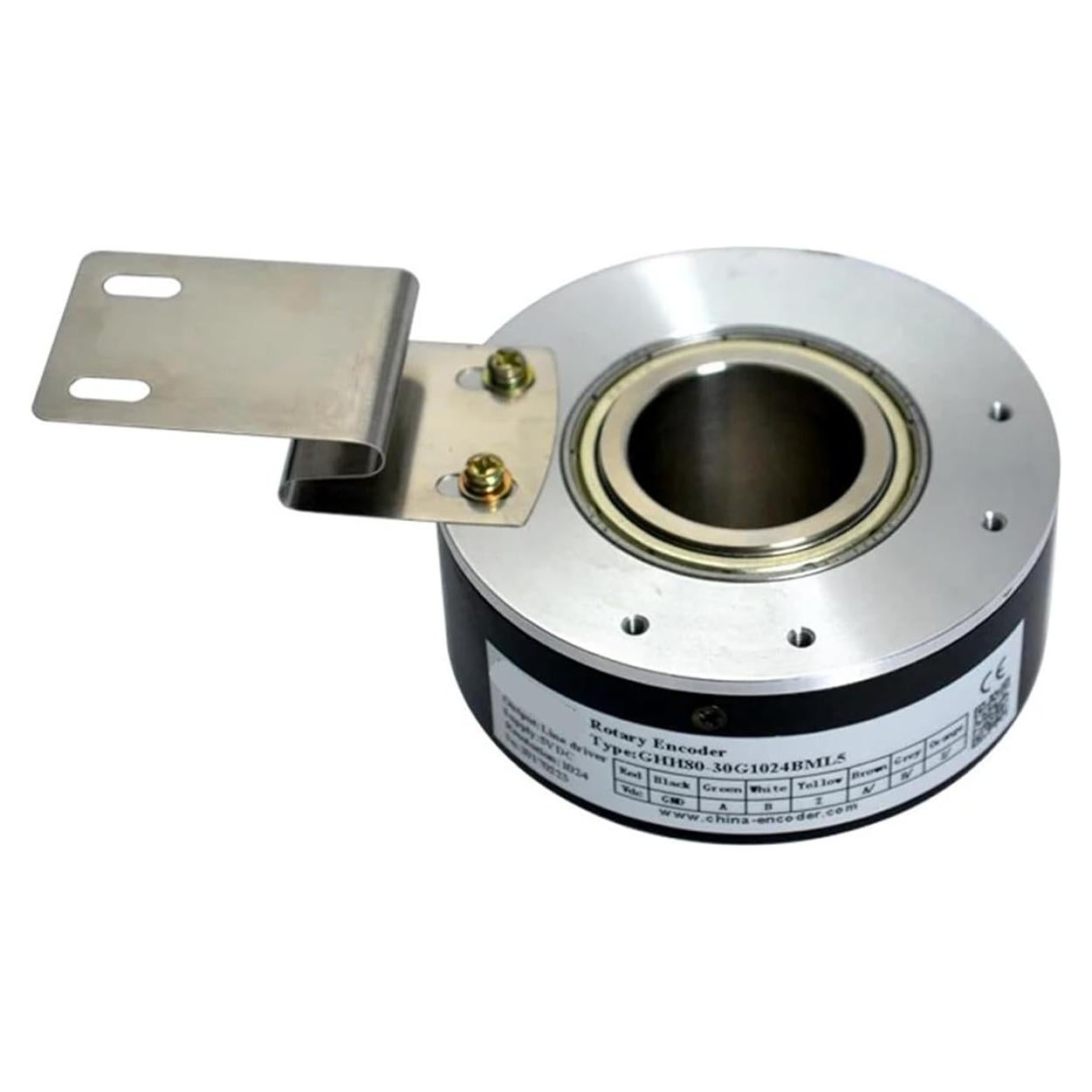 Encoder Óptico Rotativo GHH80 25mm Eje Hueco 5V 360PPR