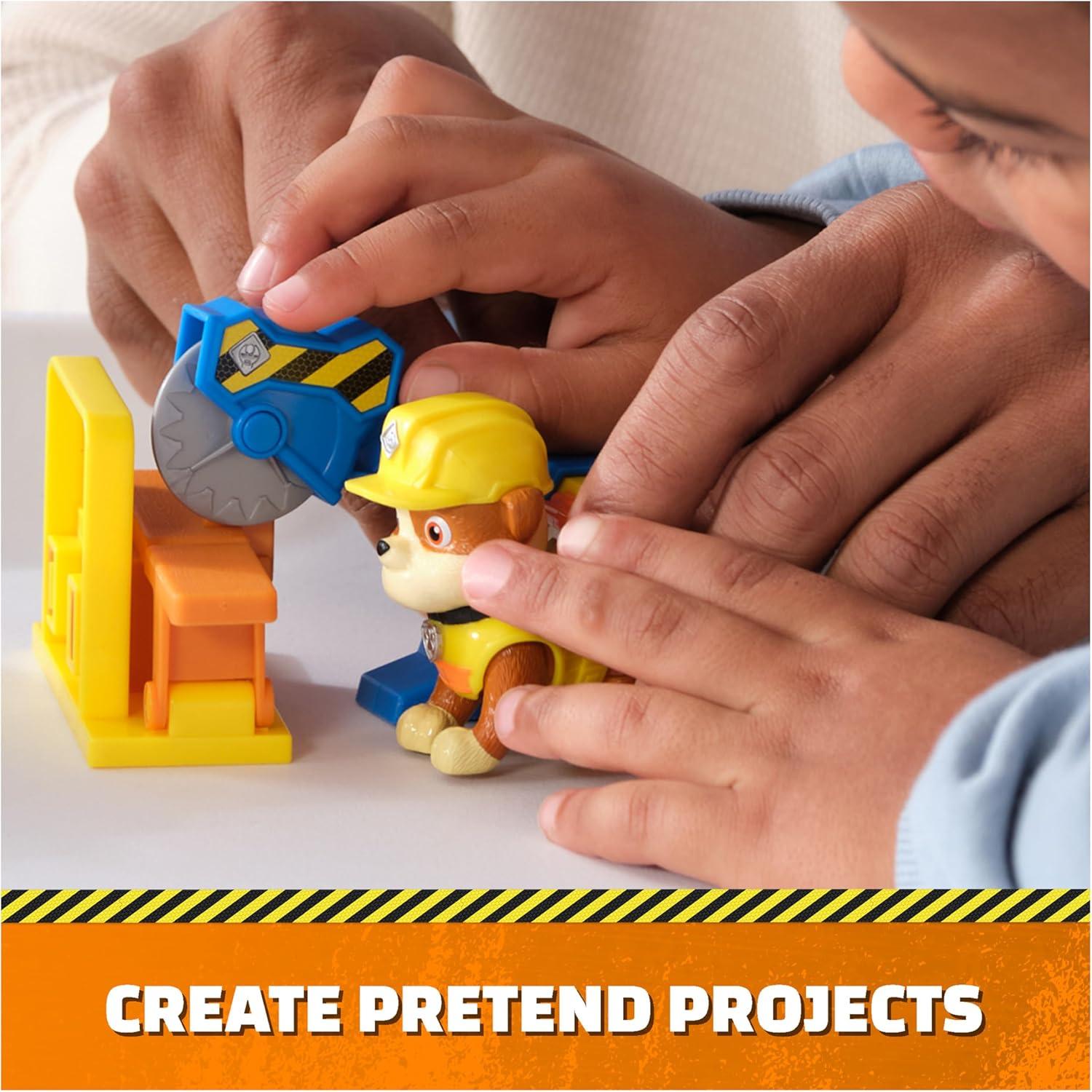 Figuras Rubble y Wheeler con Herramientas de Construcción