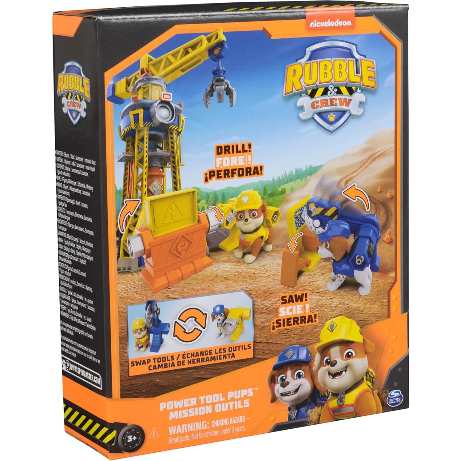 Figuras Rubble y Wheeler con Herramientas de Construcción