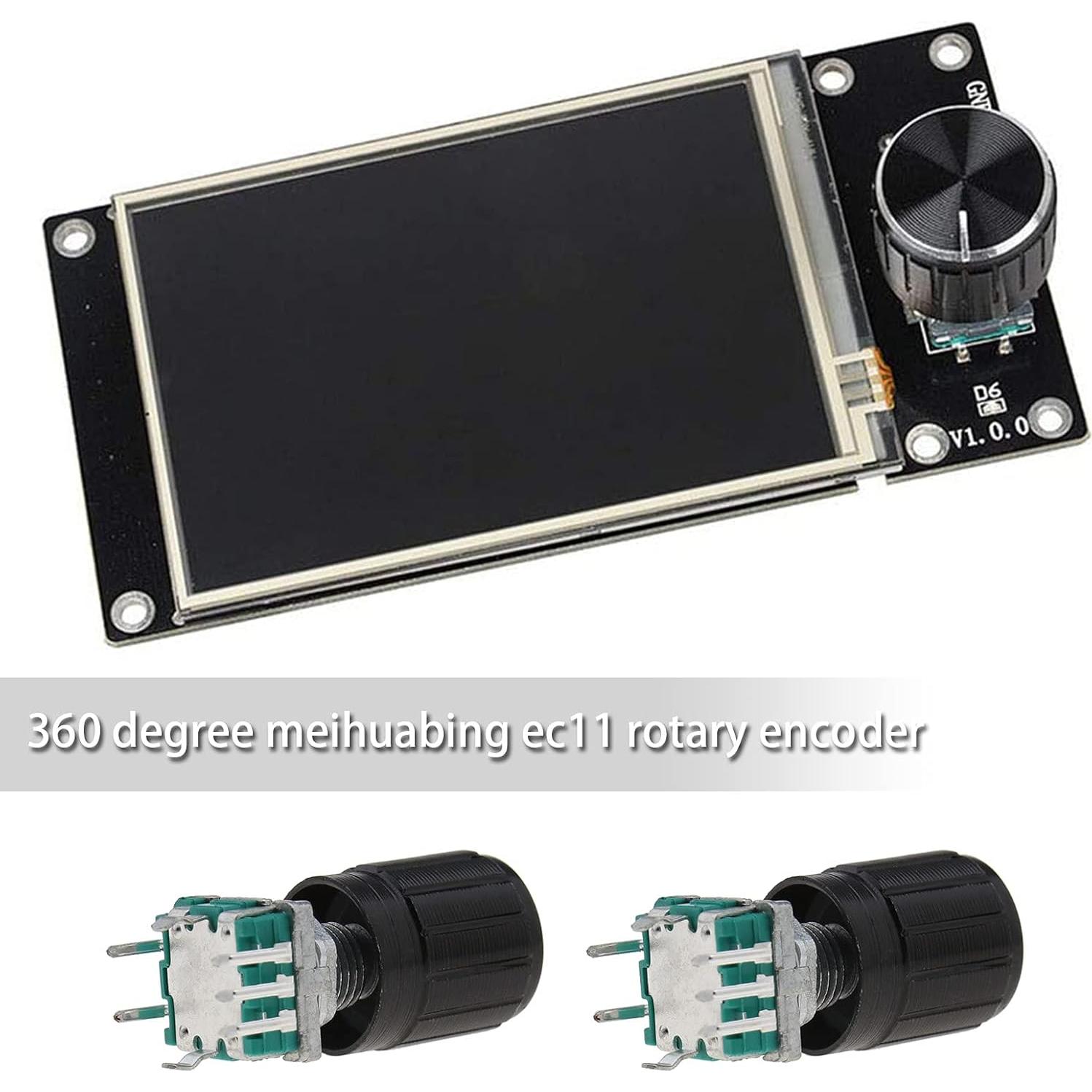 Kit de 5 Codificadores Rotativos EC11 360 Grados con Perilla