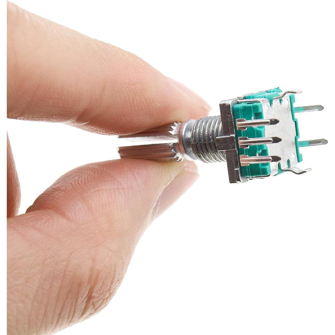 Kit de 5 Codificadores Rotativos EC11 360 Grados con Perilla