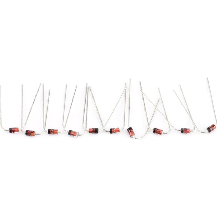 Kit de Diodos Zener 1W 200 Pcs 10 Valores 3.3V a 7.5V
