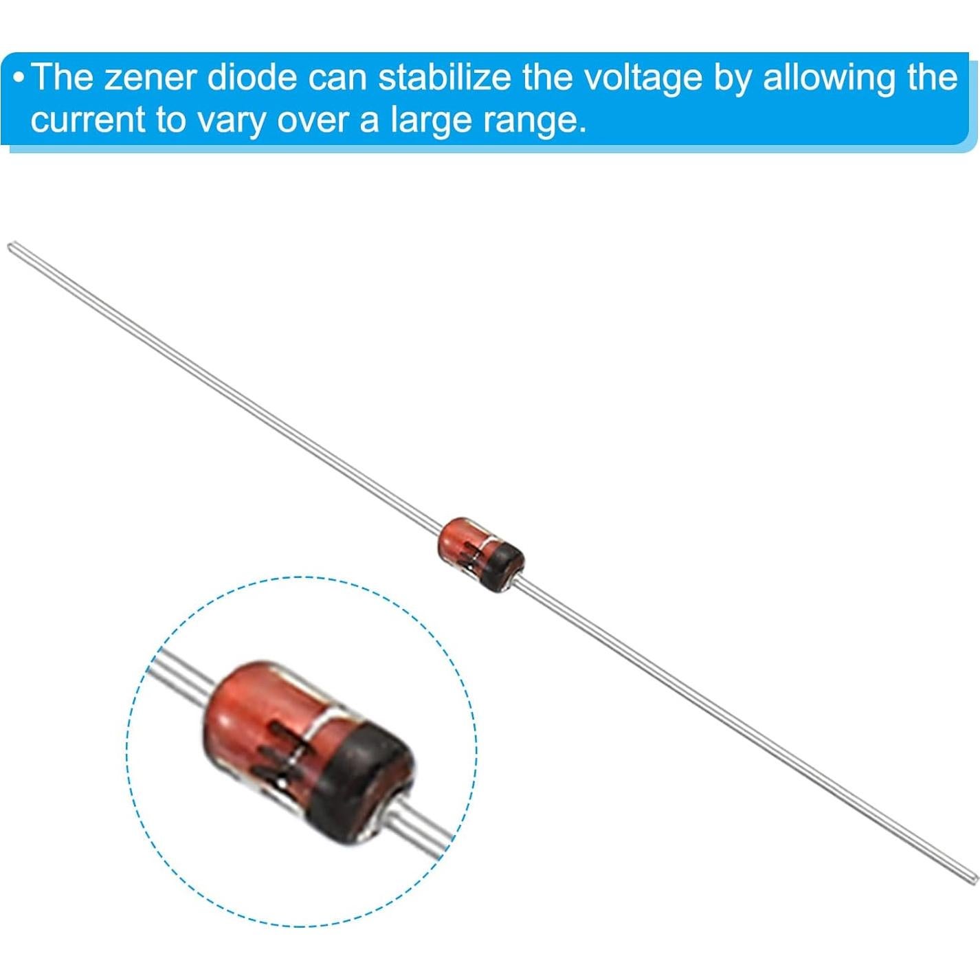 Diodo Zener PATIKIL 15V 1W DO-41 20 Pcs Asortimento