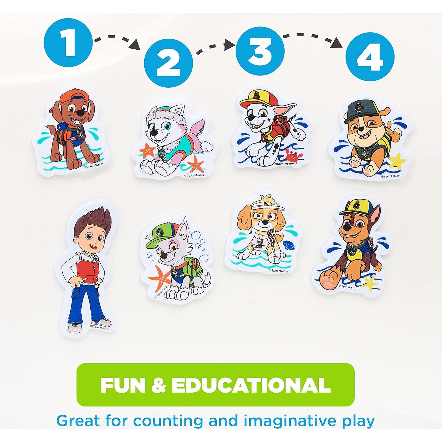 Set de 8 Adherencias de Baño PAW Patrol - Juguetes Divertidos