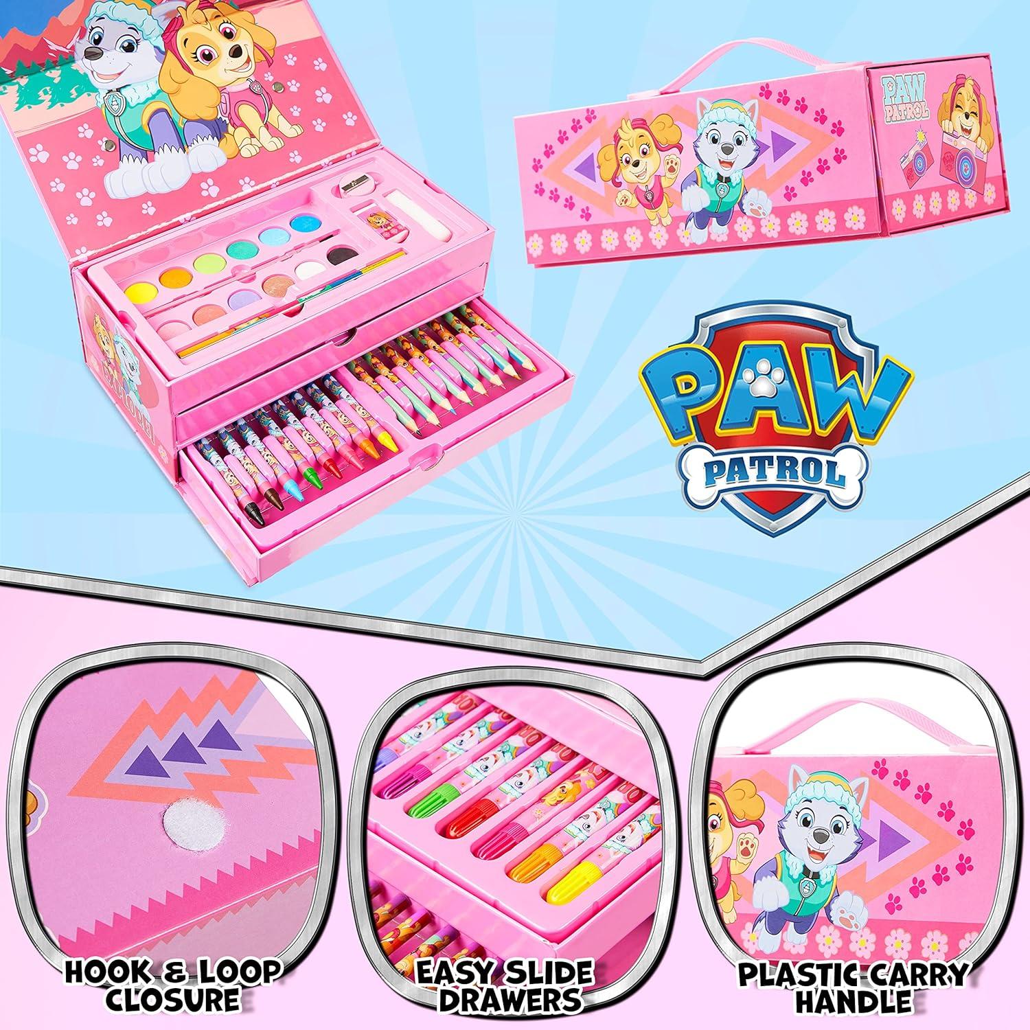 Set de Lápices de Colores Paw Patrol Estuche Rosa