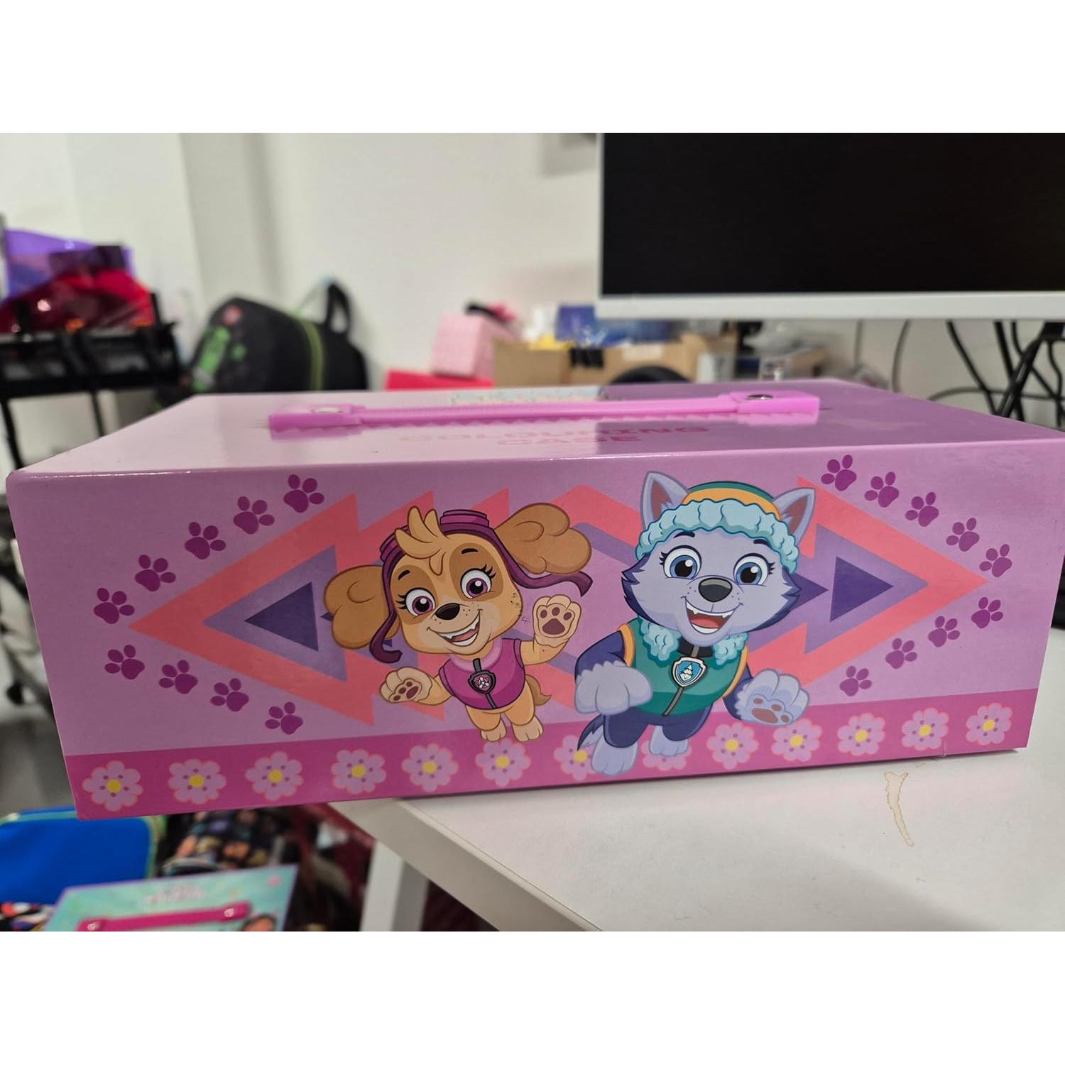 Set de Lápices de Colores Paw Patrol Estuche Rosa