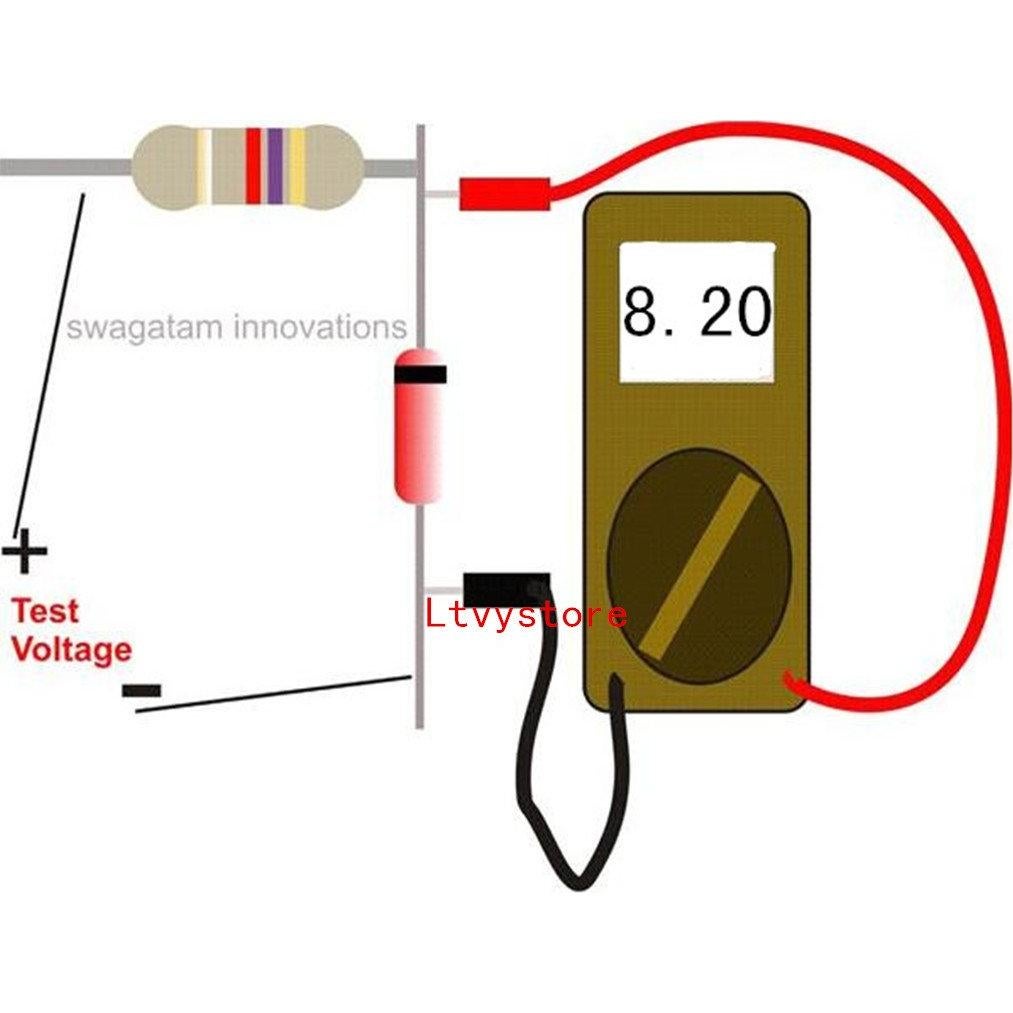 Kit de Diodos Zener 1W Ltvystore 200PCS 8.2V a 22V