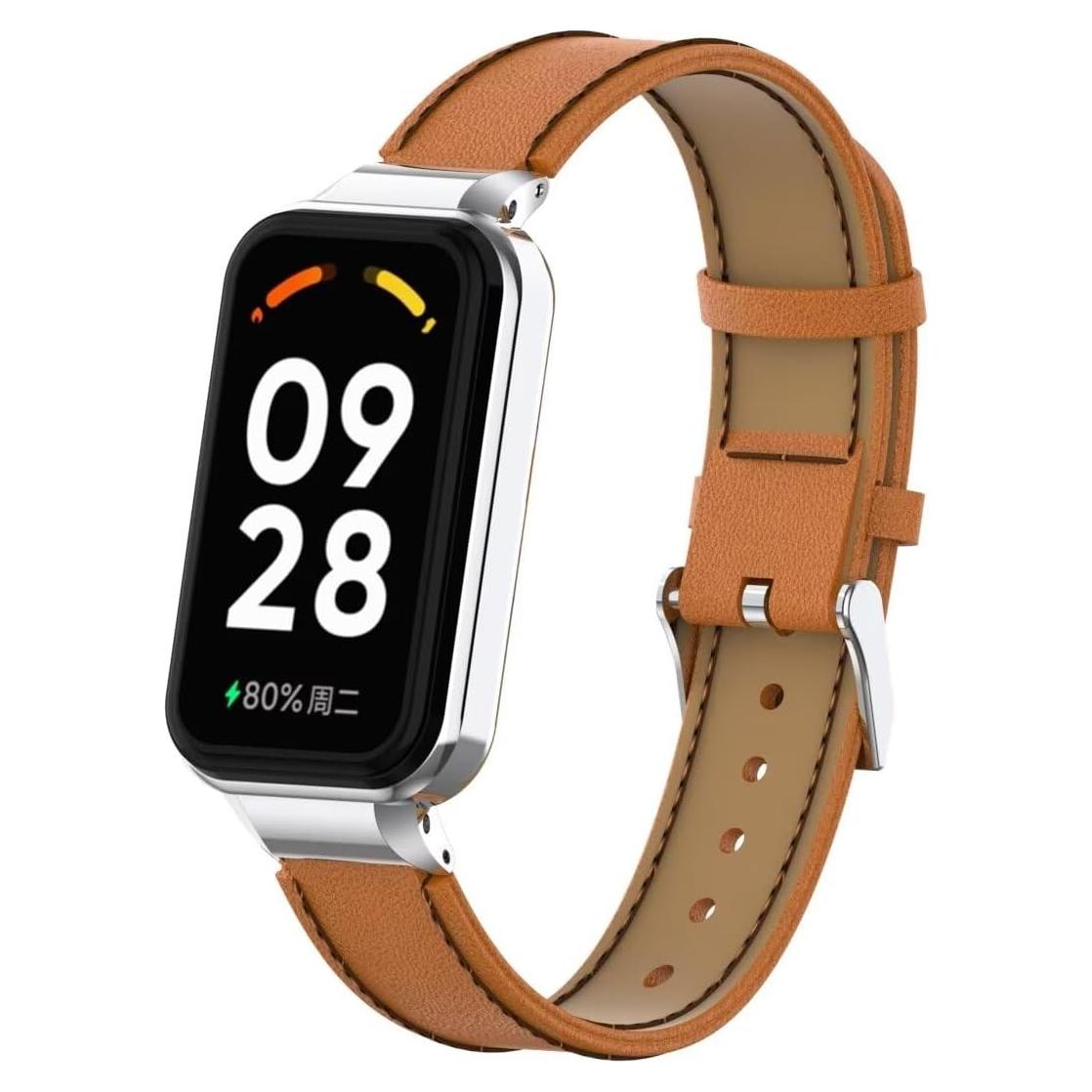 Correa de Cuero para Xiaomi Redmi Band 2 y Smart Band 8