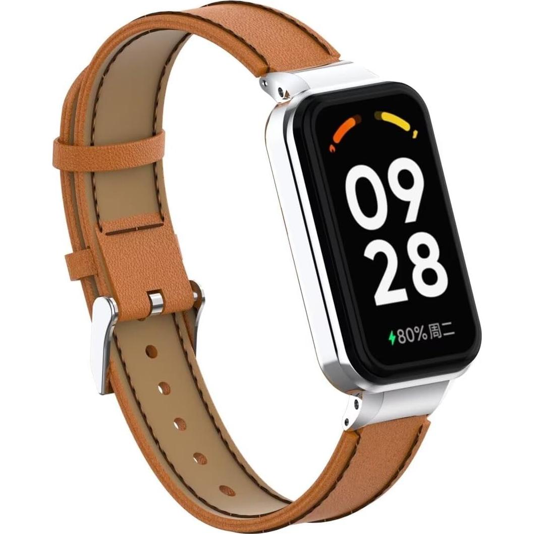 Correa de Cuero para Xiaomi Redmi Band 2 y Smart Band 8