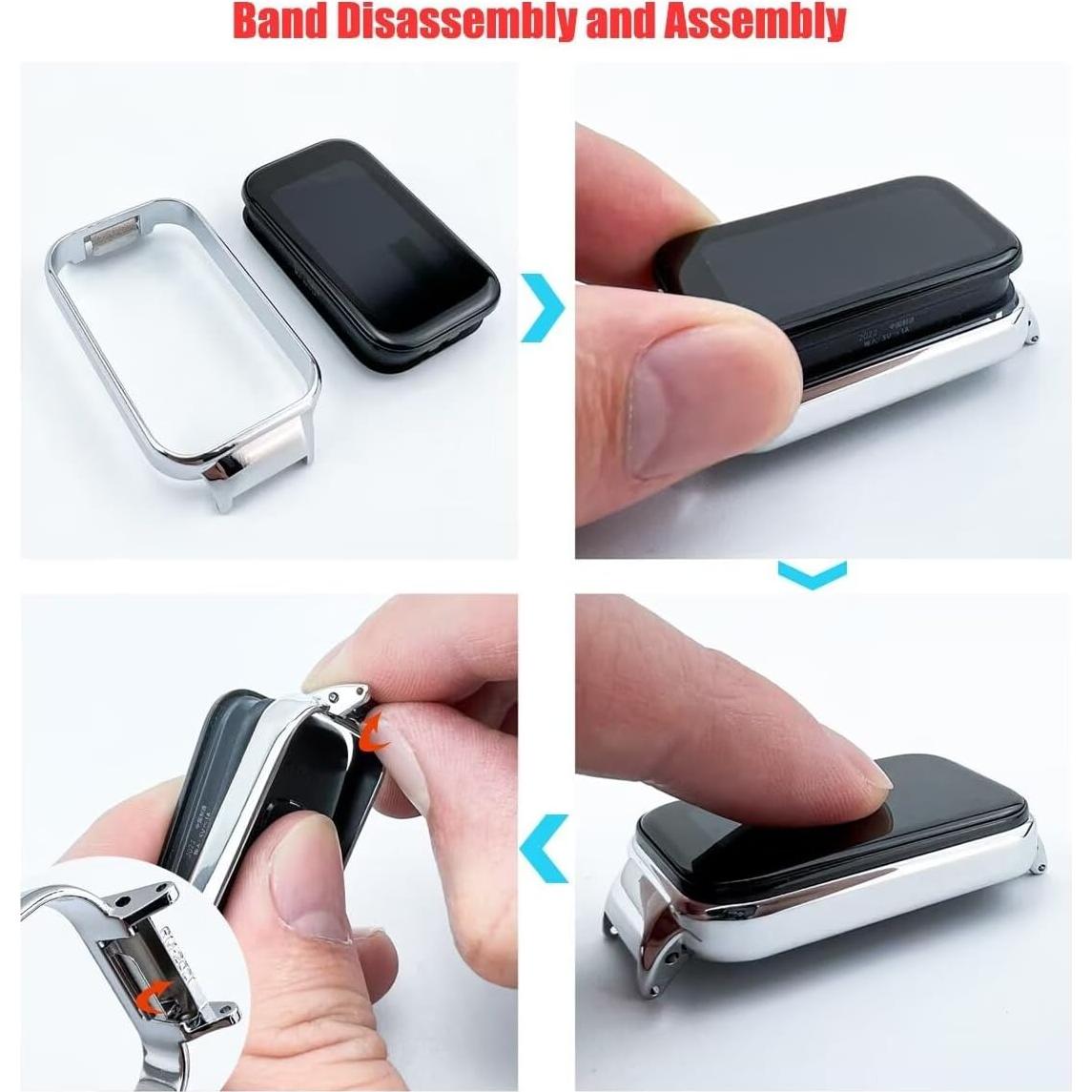 Correa de Cuero para Xiaomi Redmi Band 2 y Smart Band 8