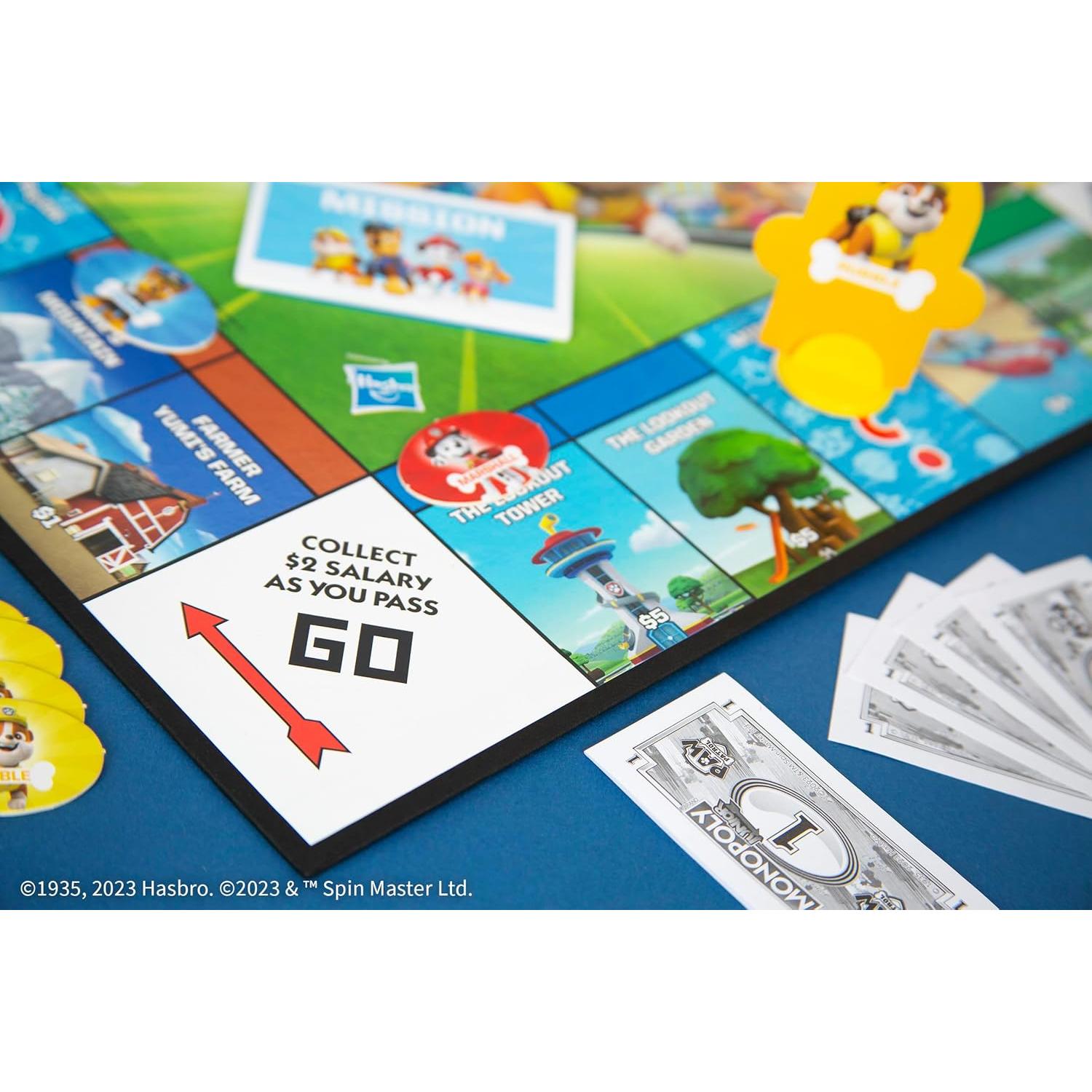Monopoly Junior PAW Patrol USAopoly | Juego Familiar 5+