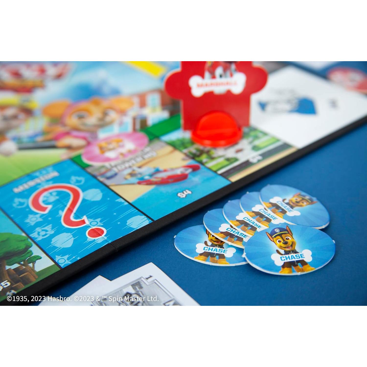 Monopoly Junior PAW Patrol USAopoly | Juego Familiar 5+