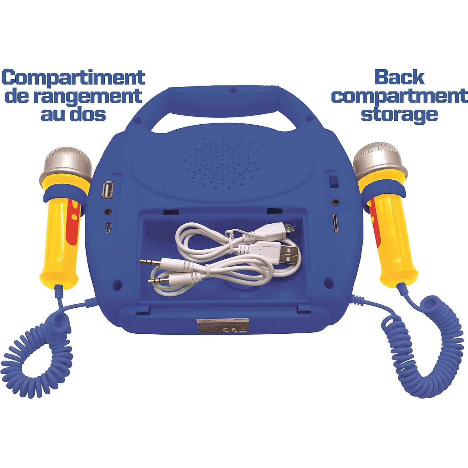 Reproductor Karaoke Paw Patrol Lexibook Bluetooth 0.54kg