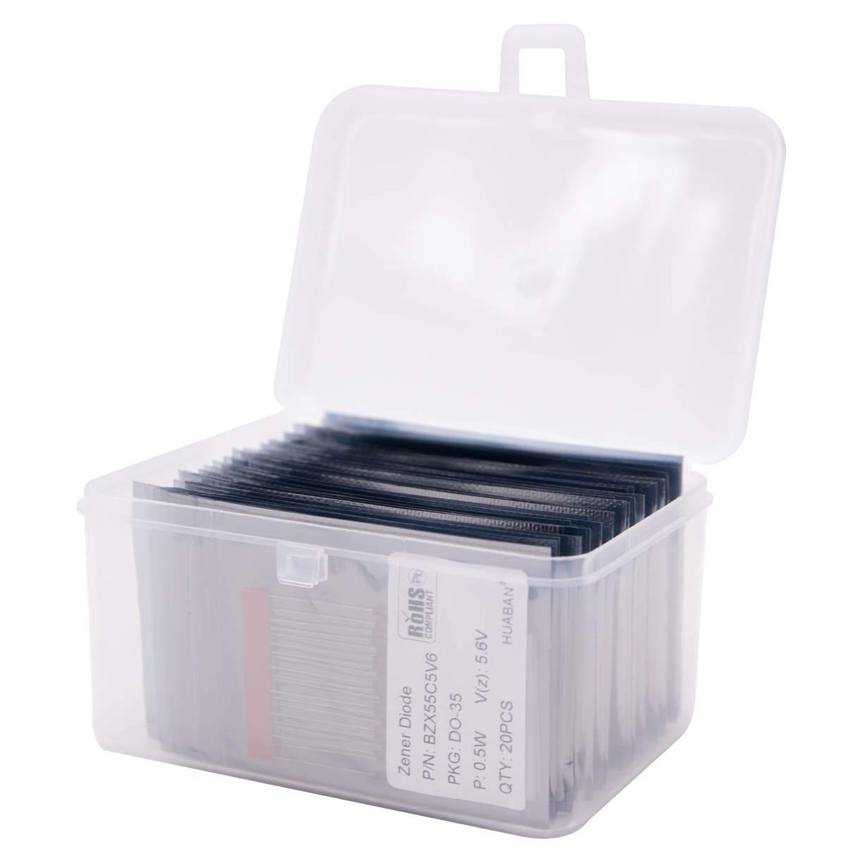 Kit de Diodos Zener 0.5W 680PCS 34 Valores HUABAN