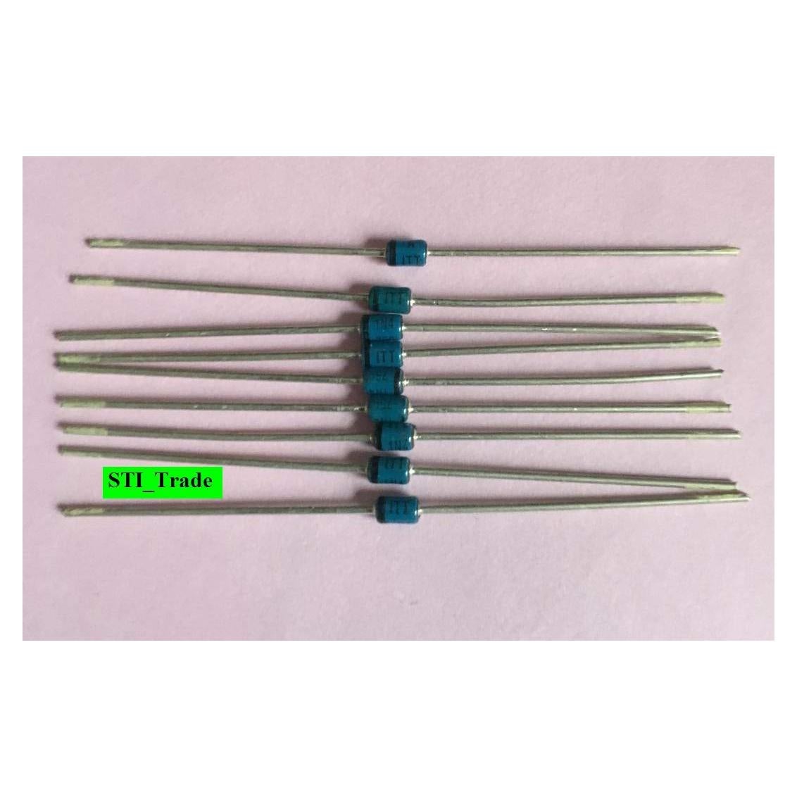 Diodo Zener 62V 1W 1N4759A - Paquete de 10 unidades