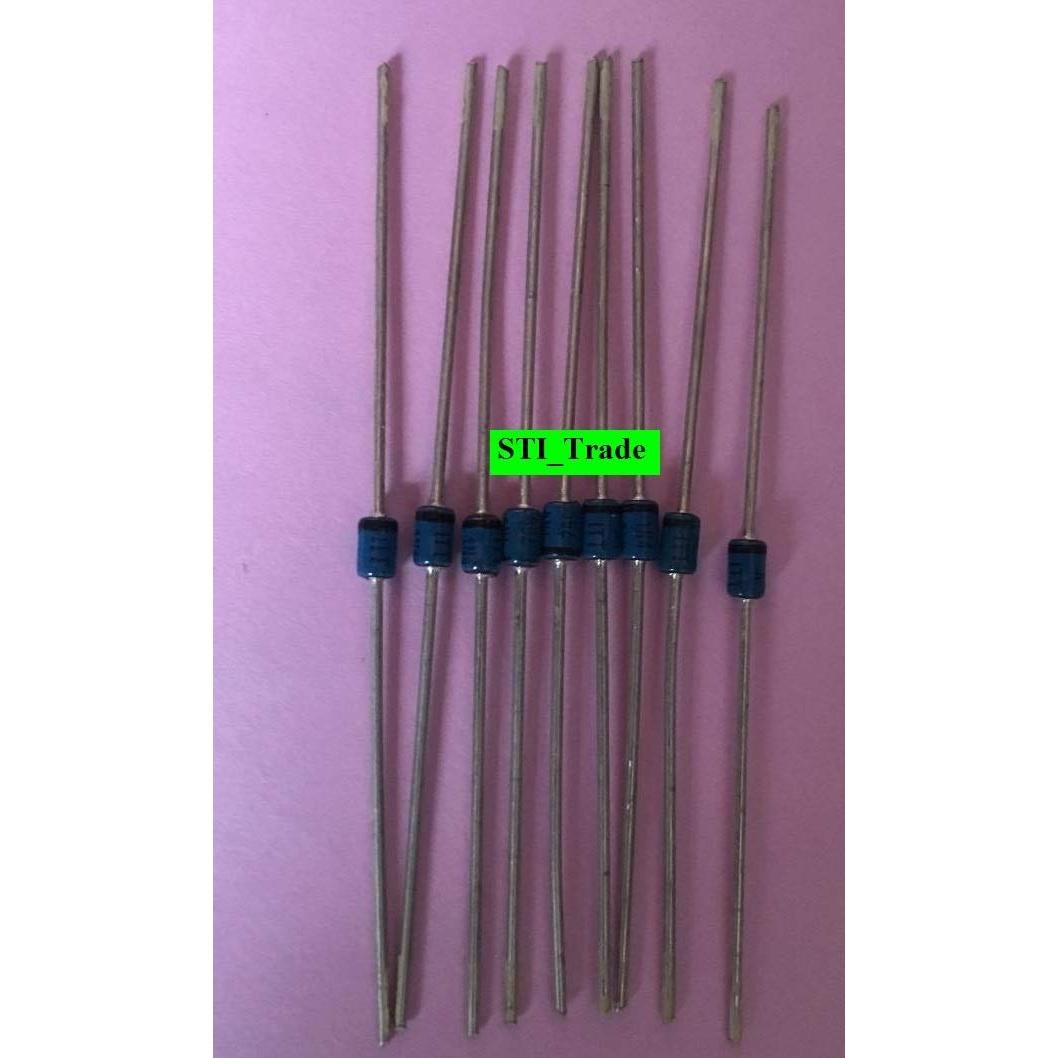 Diodo Zener 62V 1W 1N4759A - Paquete de 10 unidades