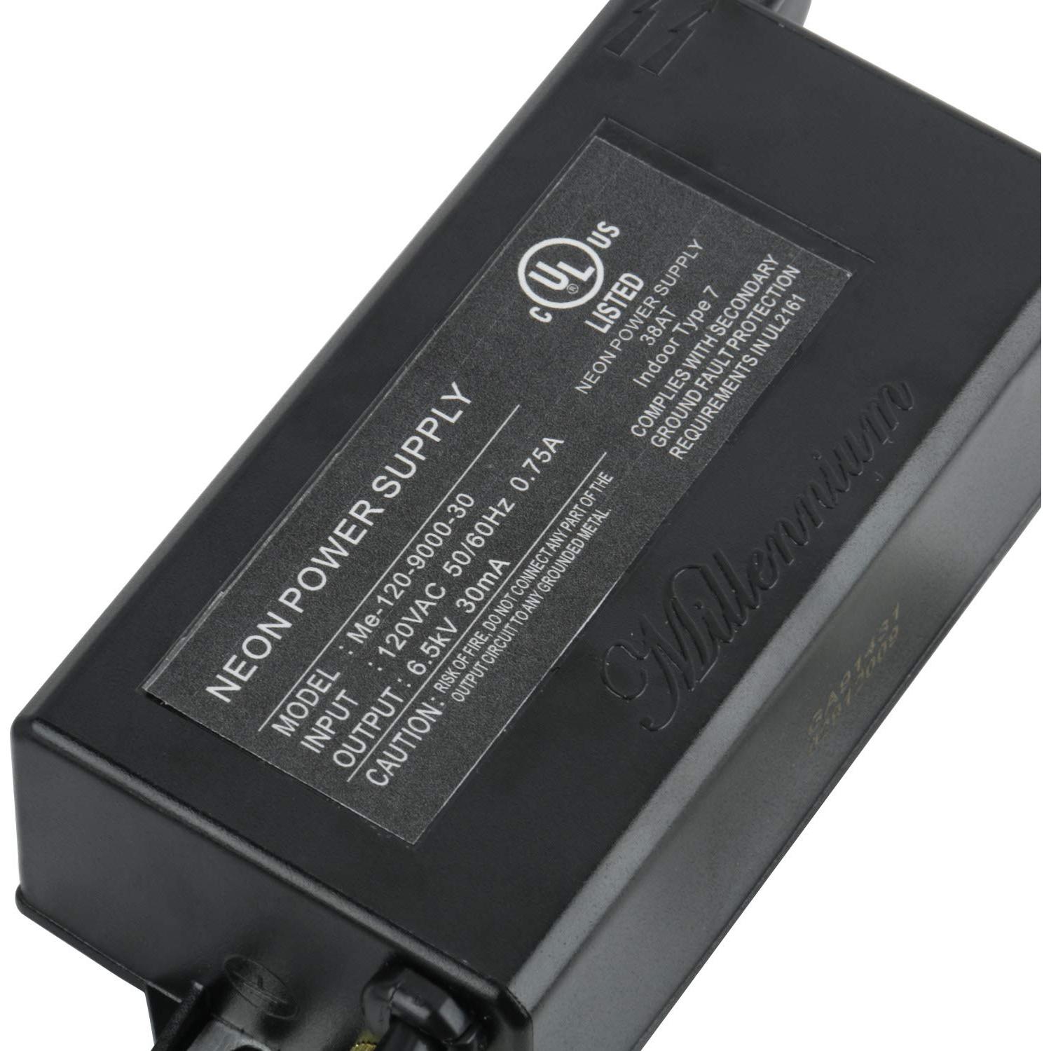 Transformador Electrónico Yae 6.5KV 30mA 120VAC UL