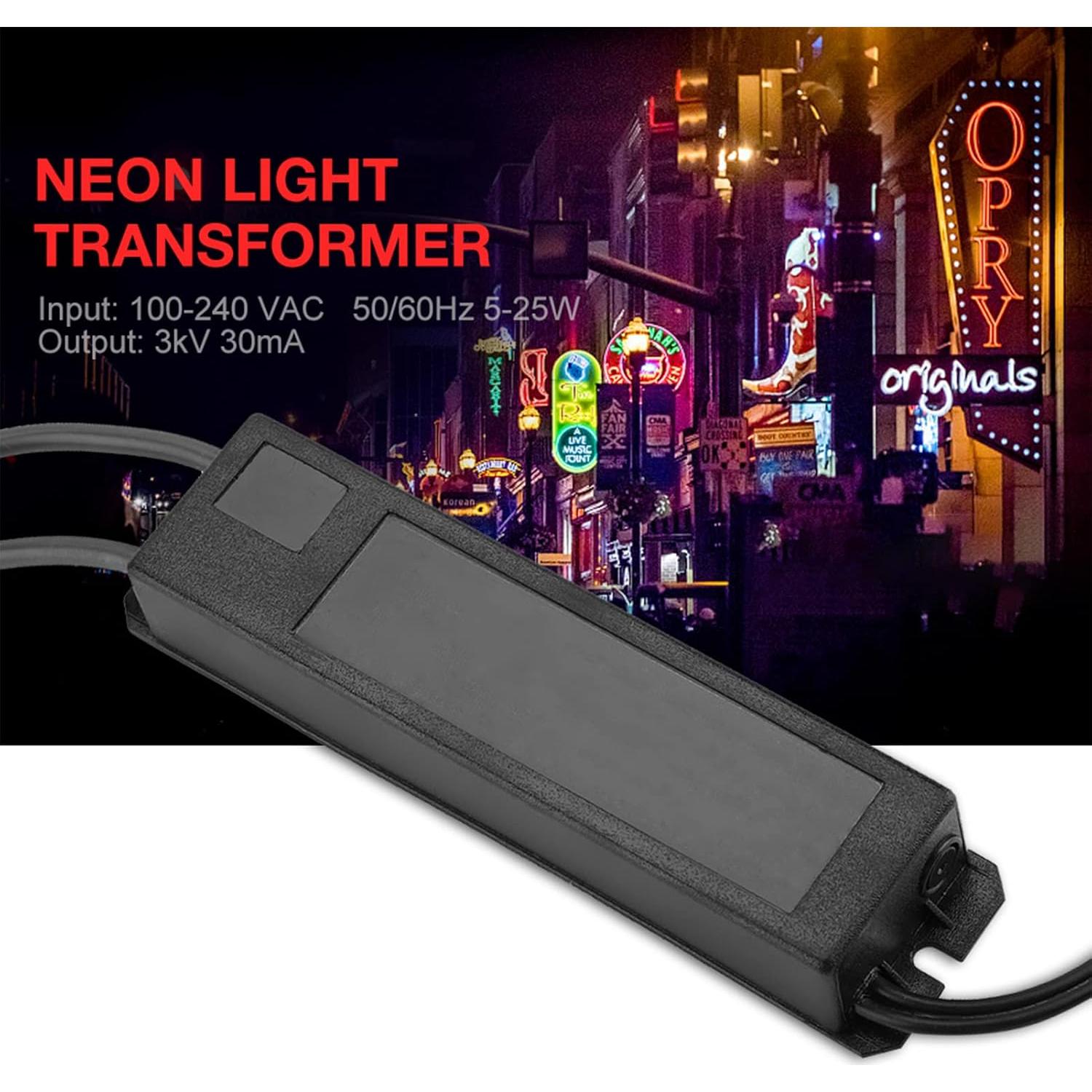 Transformador de Luz de Neón Walfront 3kV 30mA 5-25W