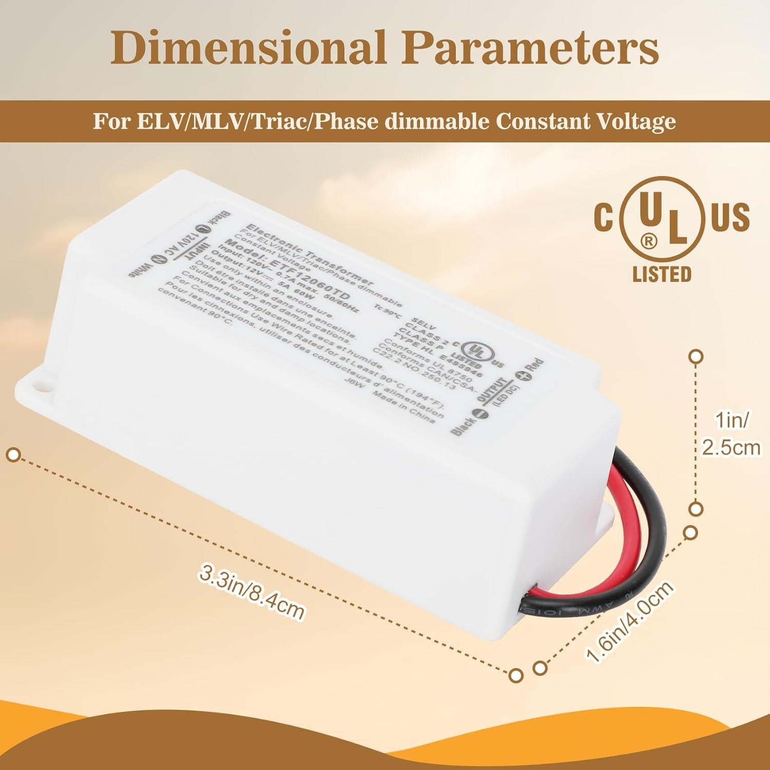 Controlador LED Regulable 12V 60W Vanesa - Transformador Triac