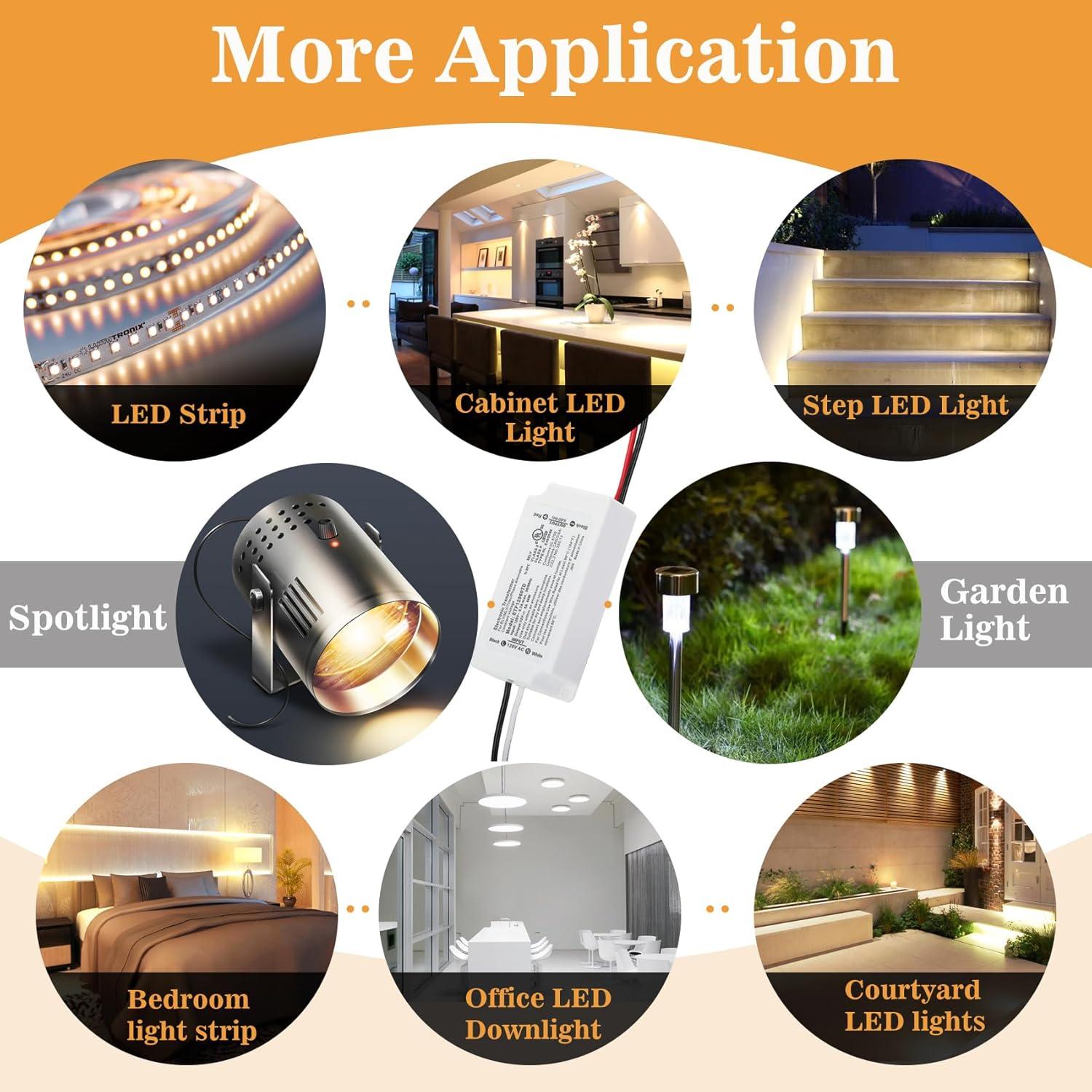 Controlador LED Regulable 12V 60W Vanesa - Transformador Triac