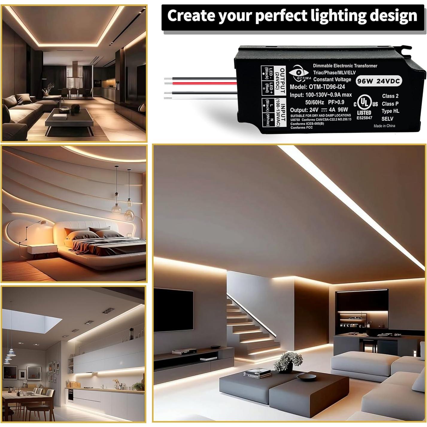 Controlador LED Regulable 60W 24V Ottima - Triac ELV MLV
