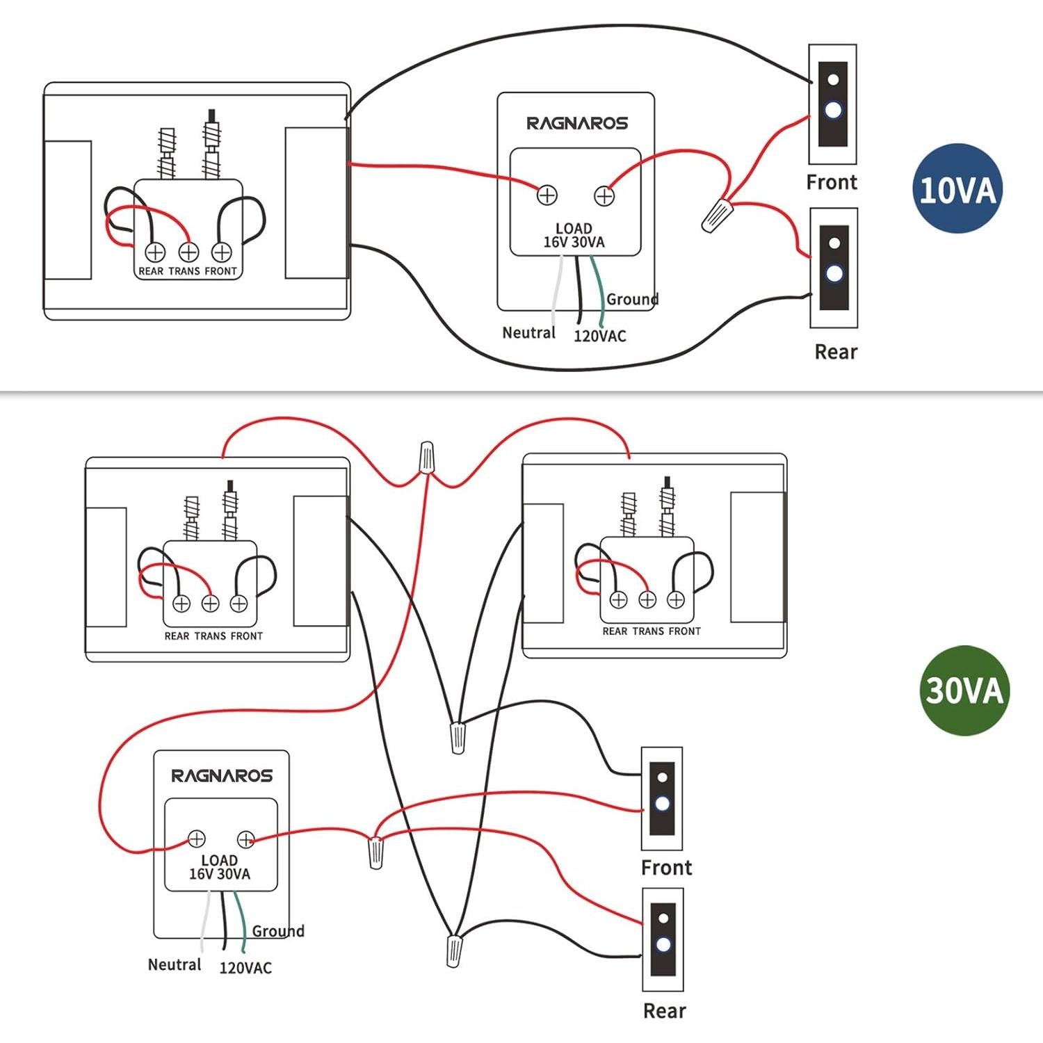 Transformador de Timbre 16V 30VA Compatible Ring Pro Nest Hello