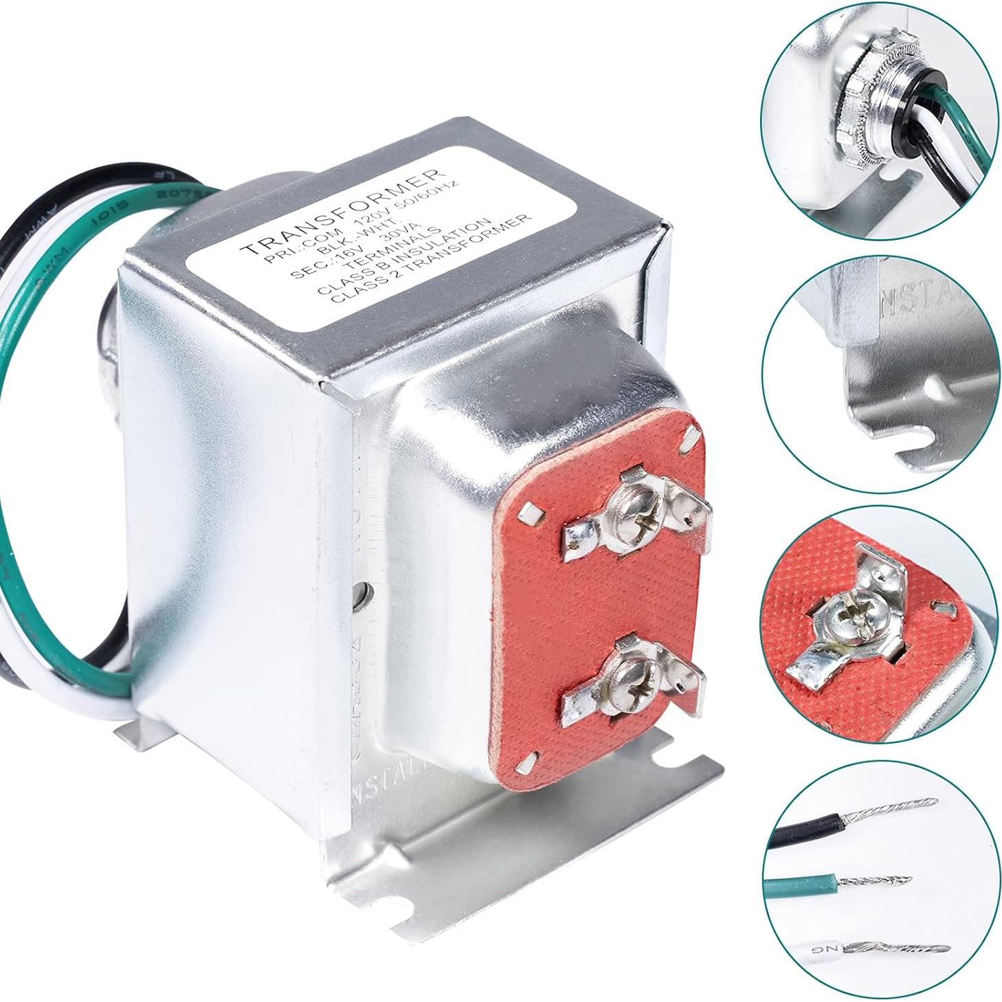 Transformador de Timbre 16V 30VA Compatible Ring Pro Nest Hello