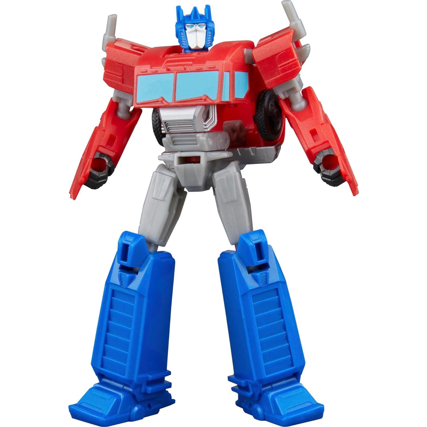 Transformers EarthSpark Optimus Prime Remolque de Batalla 2 en 1