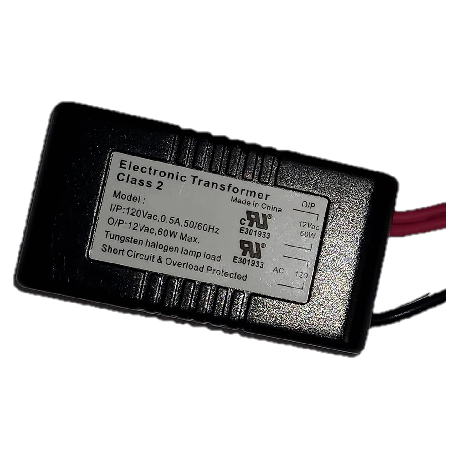 Transformador Halógeno 60W Ironsmith - Protección Cortocircuito